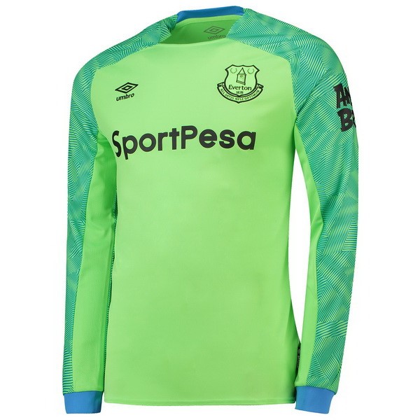 Maillot Football Everton Domicile ML Gardien 2018-19 Vert